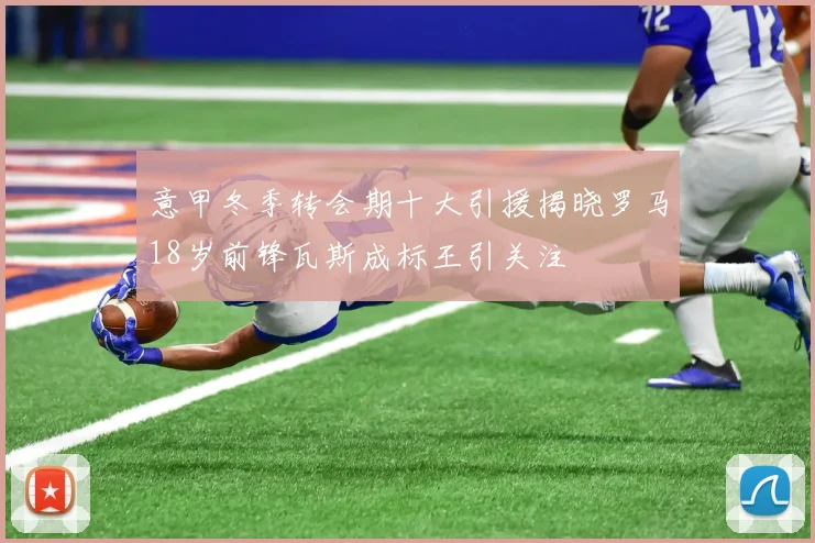意甲冬季转会期十大引援揭晓罗马18岁前锋瓦斯成标王引关注